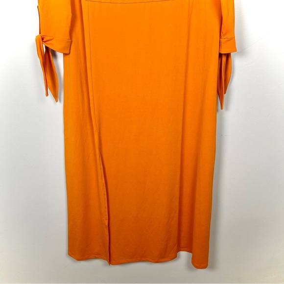 Eloquii Orange Midi Dress - Picture 7 of 11